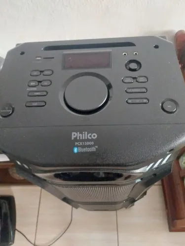 Caixa de Som Philco PCX15000 1500W Bluetooth USB - Super Potente
