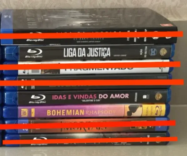 Kit de 3 Blurays originais e em perfeito estado