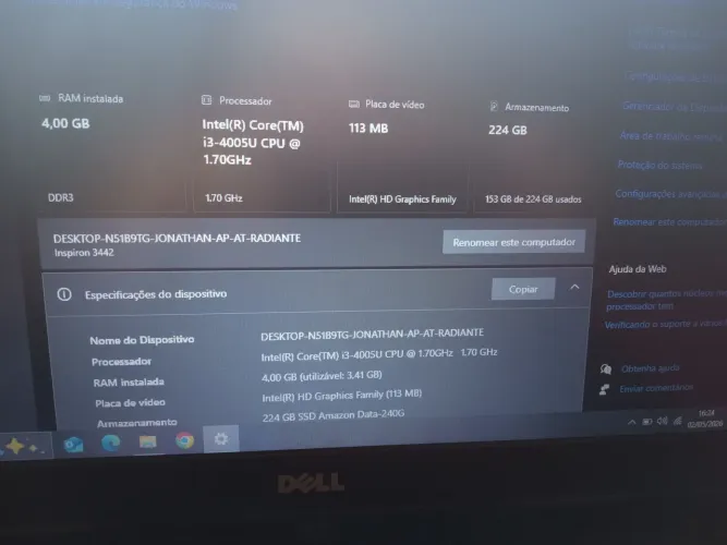 Troco notebook Dell, por outro de melhor desempenho (I5,I7..) pago a diferença....