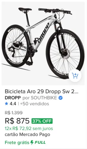 Bicicleta Aro 29 - Semi nova