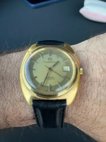 Relógio Omega Constellation Automático banho de ouro em 85micons