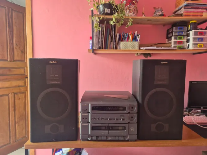 Toca discos gradiente roxy + discos