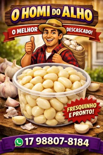 ALHO DESCASCADO ENTREGA A DOMICILIO
