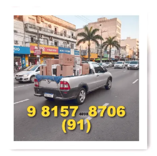 Frete Rápido Barato em Belém e Ananindeua André (91) 9.8157+8706 Atendimento agora hoje sá