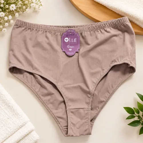Calcinha Feminina Clássica Cintura Alta GG - Nova