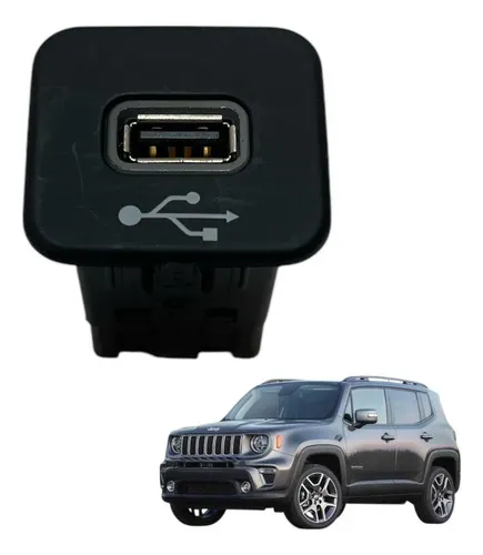 Entrada Usb Console Jeep Renegade 2018 2019 2020 (usado)