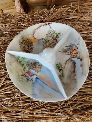 Petisqueira de porcelana vintage 