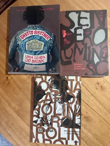 3x HQs - Ghetto Brothers, Sendero Luminoso e Carolina de Jesus - editora Venetta