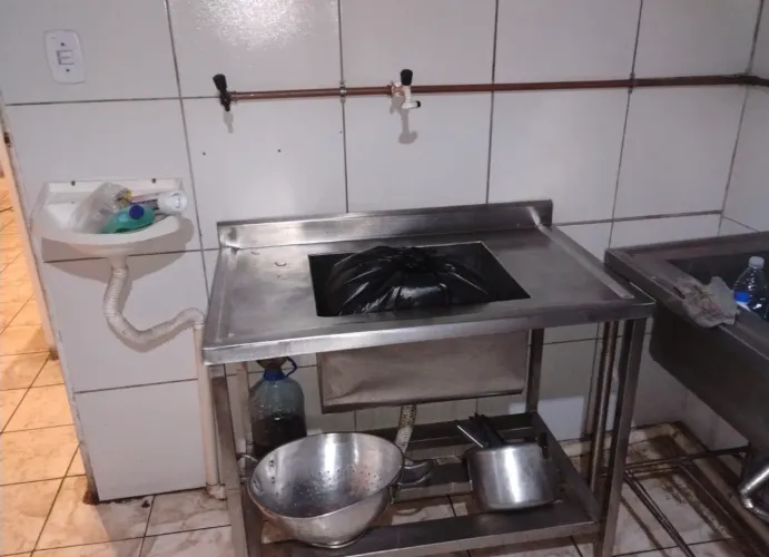 Pia de inox industrial