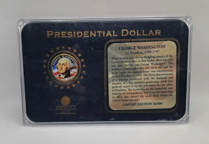 Dolar presidencial - Comemorativo - George Washington - Com apenas 20 mil unidades