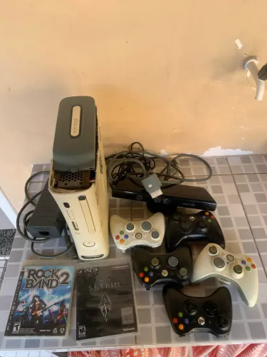 Xbox jtag peças + controles
