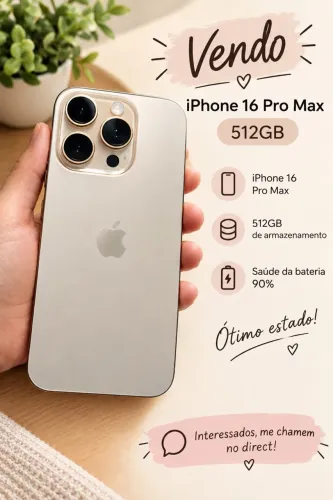 iPhone 16 pro max 512gb