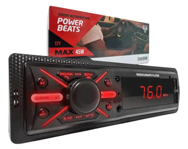 ? Rádio Automotivo com Bluetooth - Novo, Lacrado