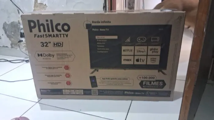 Tv philco lacrada 32 polegada