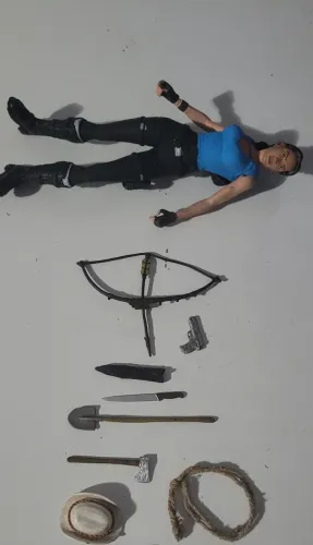 Boneco Lara croft tomb rider costumizado action figure