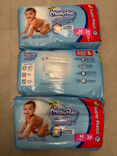 Menos de 1 real a unidade da fralda 