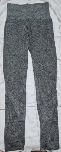 Calça Legging Push Up Sem Costura Yoga Academia Levanta Bumb - CINZA