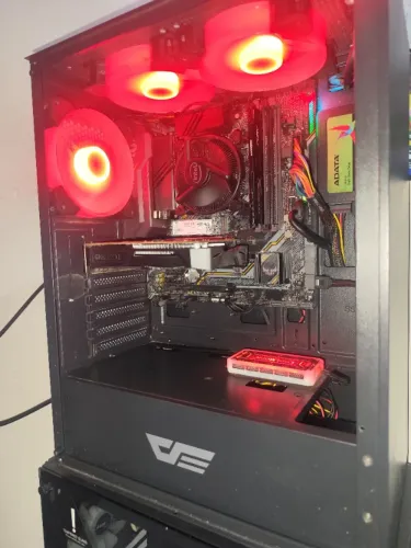 PC MONTADO 100% - I5 10400F, TUF B460M PLUS, RX 560 4GB, SSD NVME