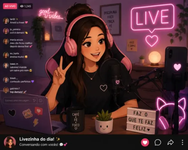 Trabalho em aplicativo de streaming