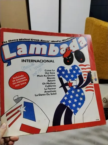 Disco de vinil lambada internacional 1990