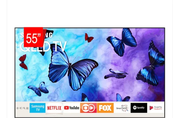 Tv 55 QLED samsung tv tela perfeita mas com um defeito