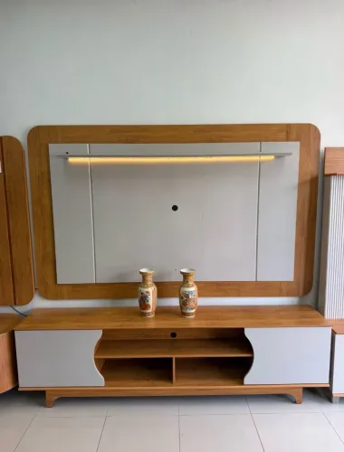 Rack com painel Héctor Dj Móveis, ideal para TVs até 70 polegadas - Entrega Imediata