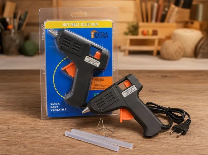Pistola de Cola Quente Bivolt 20W com 2 Bastões