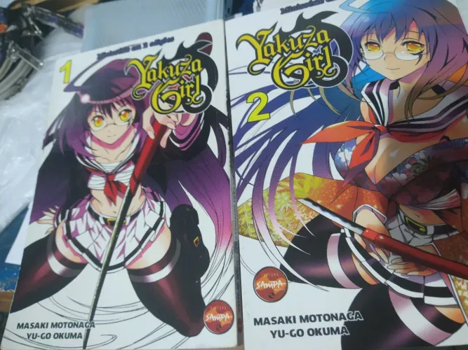 Mangá Yazuka Girl editora Sampa 2 volumes