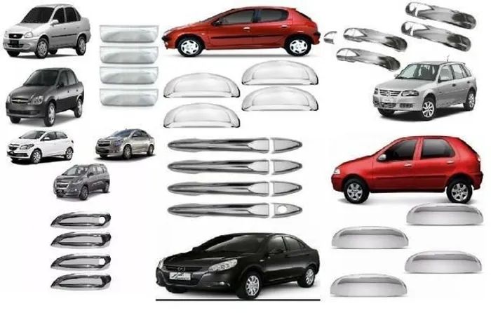 Maçanetas cromadas p/ Carros Honda!Civic/City/Fit/Hr-v/Cr-v/Wr-v Etc