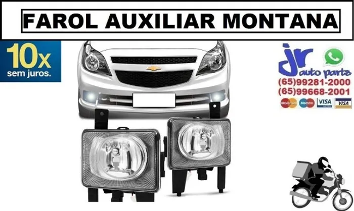 Par Farol de Milha Montana 2011 a 2019 Auxiliar Neblina