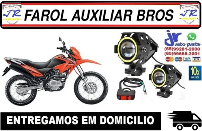 Par Farol de Milha Led Angel Eyes Bros 2011
