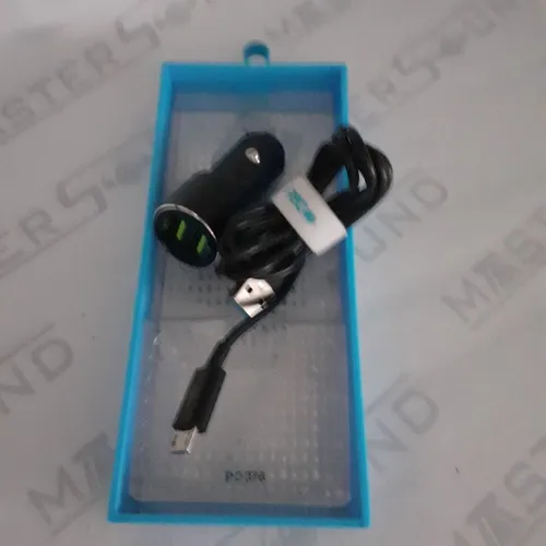 Kit carregador veícular. Com duas entradas usb, cabo com entrada V8. Novo.
