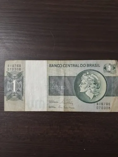 Nota 1 Cruzeiro - Brasil - Usada