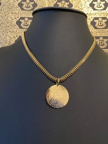 Pingente em ouro 18k 6,6 gramas Oração São Jorge