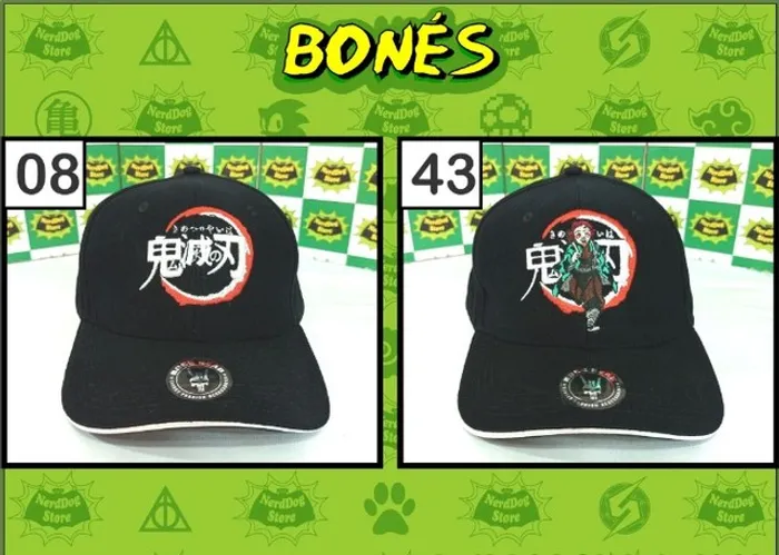 Boné Kimetsu no Yaiba - NerdDog Store Demon Slayer Tanjiro Nezuko Kamado Zenitsu Inosuke