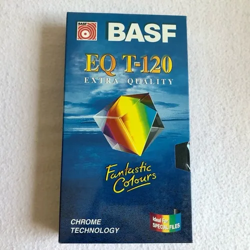 Fita VHS Basf EQ T-120 Extra Quality