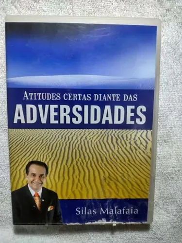 Dvd Pregação Pastor Silas Malafaia: Atitudes Certas diante das adversidades