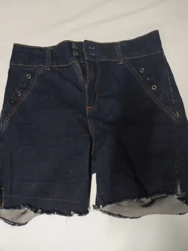 Bermuda jeans feminina 