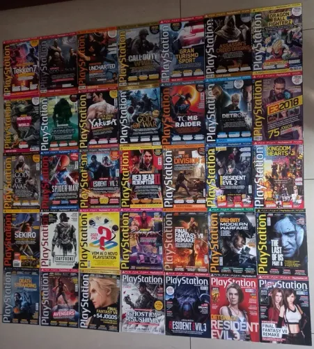 Revistas de Games Playstation - Valor Unitário