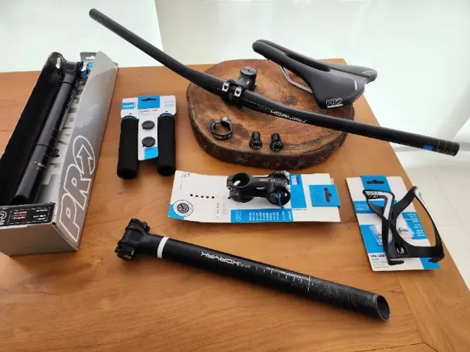 Vendo cockpit Shimano Pro completo de tudo - Top de linha profissional MTB