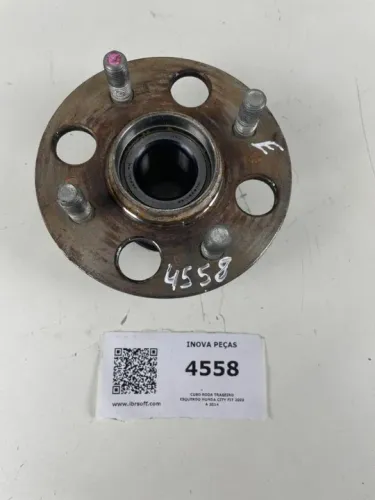 Cubo Roda Traseiro Esquerdo Honda City Fit 2009 a 2014