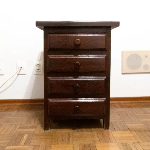Mesa de Cabeceira Gaveteiro Madeira Maciça 36x50