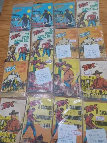 Revistas Tex 1a Edição Entre n. 1 a 37 + de 50 Revistas 