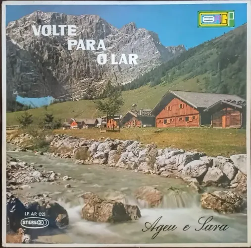 Lp Disco De Vinil Gospel Evangélico Ageu E Sara - Volte para o lar - Raro