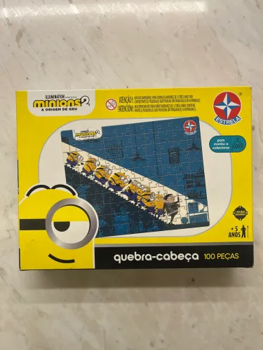 Quebra-Cabeça Minions 100 Peças - Estrela