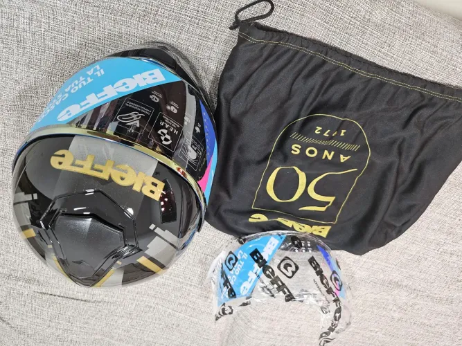 Capacete Bieffe 50 Anos Edição Especial