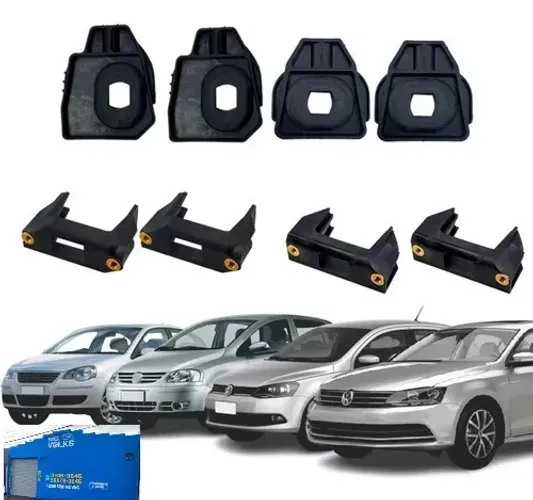 Suporte coxim radiador para Gol, Voyage, Saveiro e Fox 2003 a 2023 