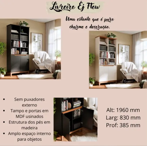 Livreiro - NOVO - ENTREGAMOS