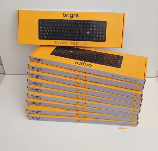 Kit 10und Teclado USB bright.
