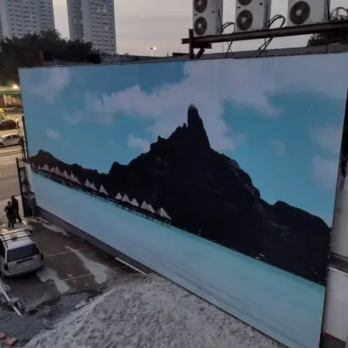 Painel em lona